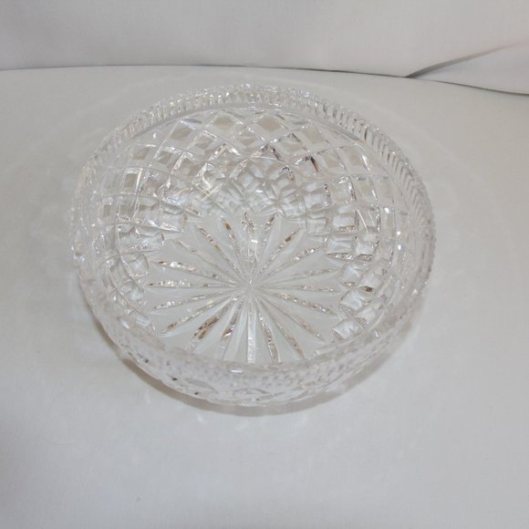 Vintage Waterford Diamond Pattern Crystal Bowl - Picture 2 of 13